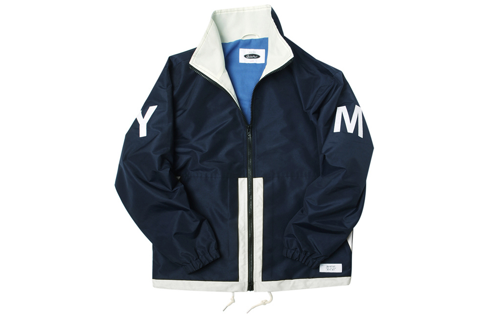 16 Color-block Sports Jacket (navy)