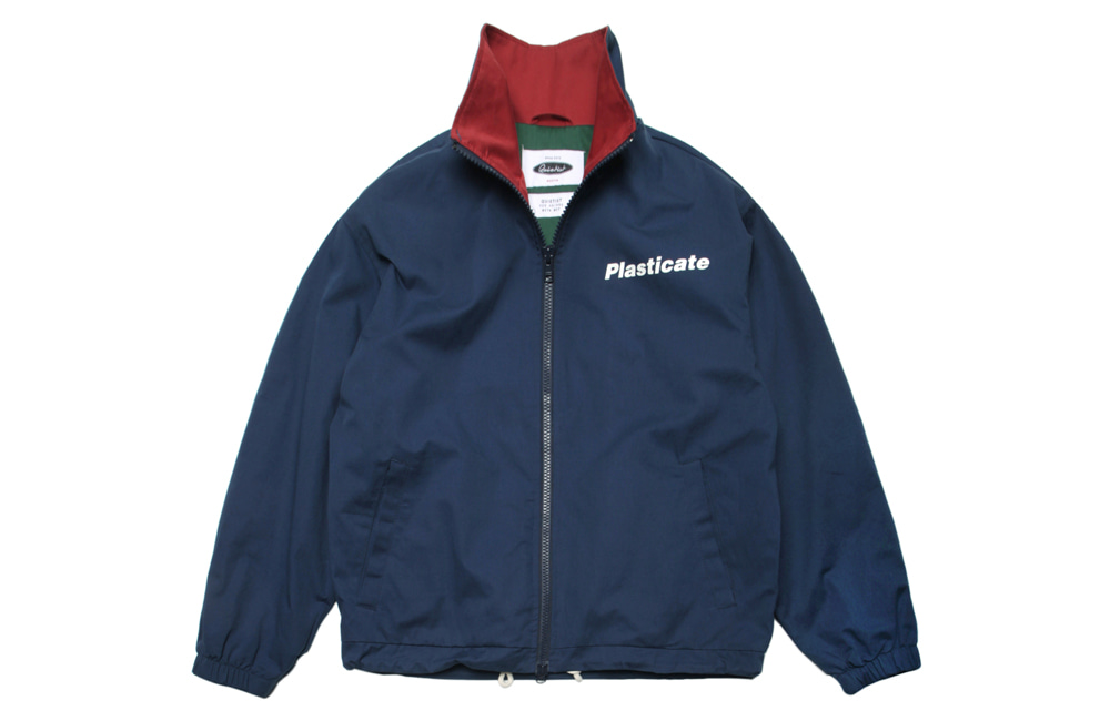PLASTICATE Basic Coach Jacket (blue)