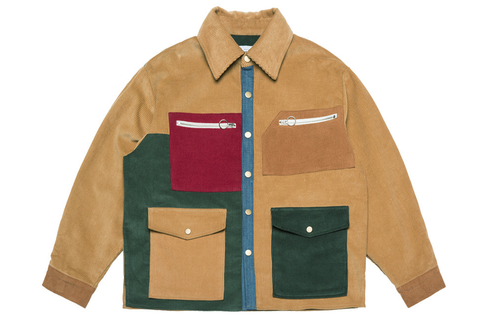 8’s Corduroy Panel Mix Jacket (beige)