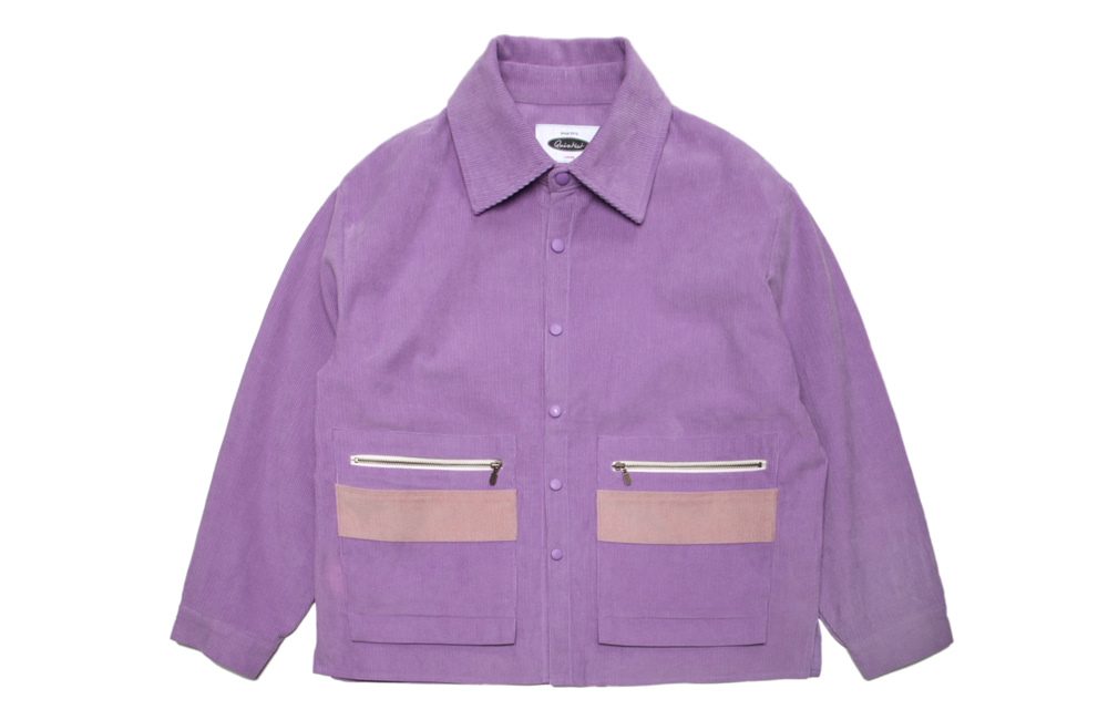 Layered Pocket 11’s Corduroy Jacket (purple)