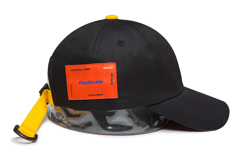 PLASTICATE Logo Ball-cap (black)