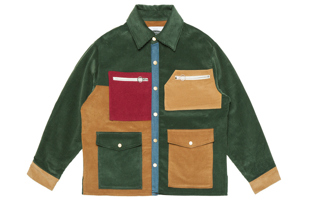 8’s Corduroy Panel Mix Jacket (green)