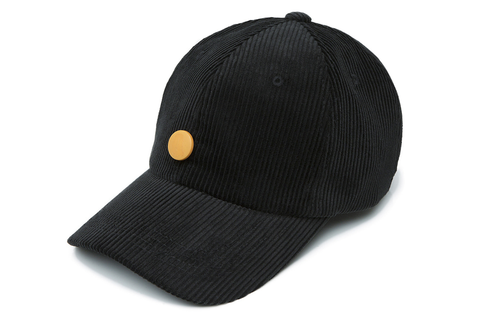 8s Corduroy Detachable Ball-cap (black)