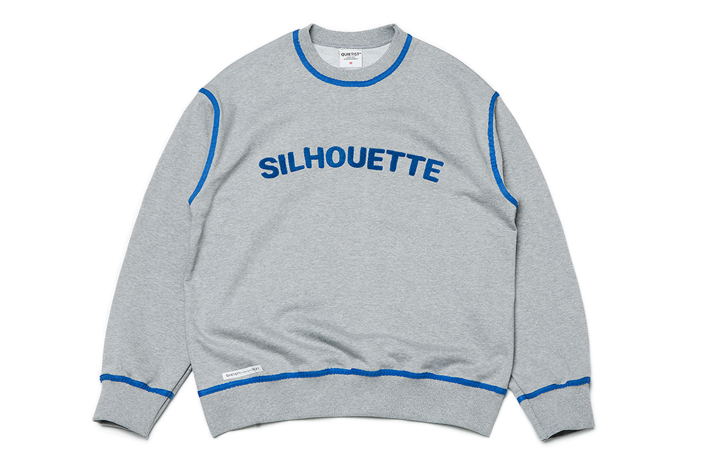 Silhouette Piping Sweat (gray)