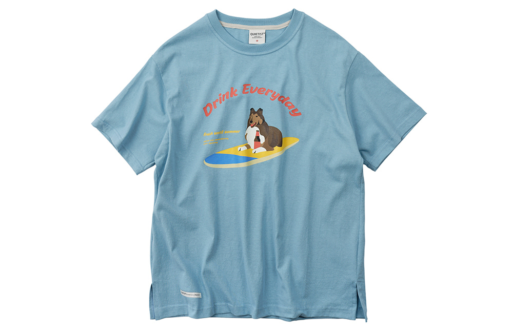 Surfing dogs T-Shirts (sky)