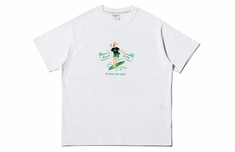 Surf City 1/2 T-Shirts (white)