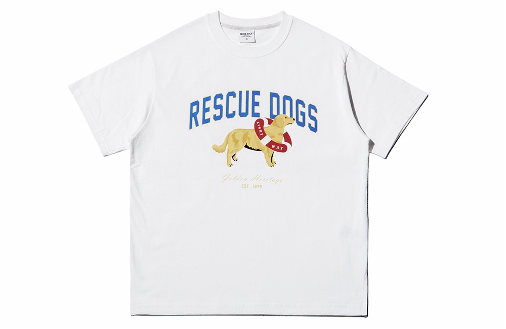 Rescue Dogs 1/2 T-Shirts (white)